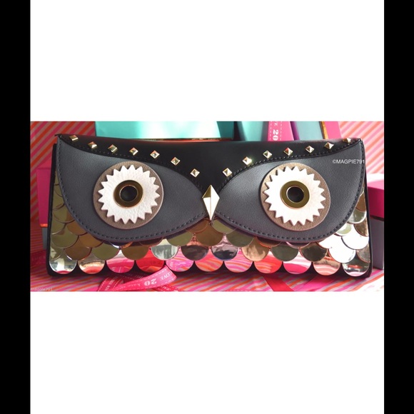 KATE SPADE OWL CLUTCH - Picture 1 of 1