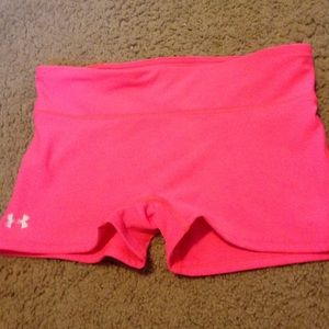 Under armour spandex shorts
