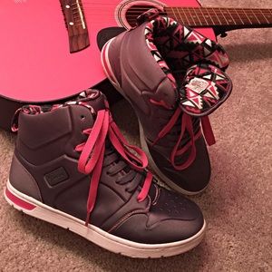 Pink/Gray Pastry Mid-Cuts