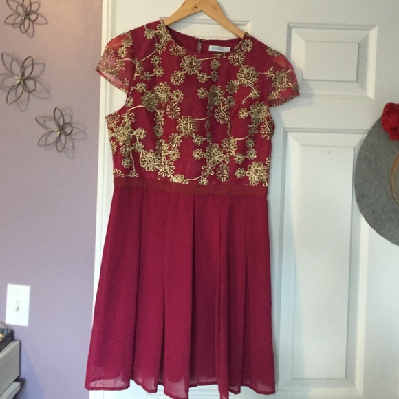 Francesca's Collections Dresses & Skirts - Embroidered cocktail dress.