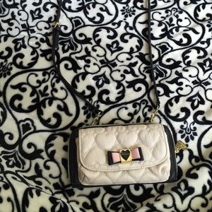Betsey Johnson cross body bag.