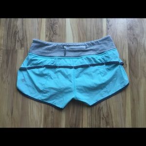 Lululemon speed shorts