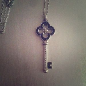 Kay's Jewelers black and white diamond necklace.