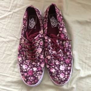 Floral vans