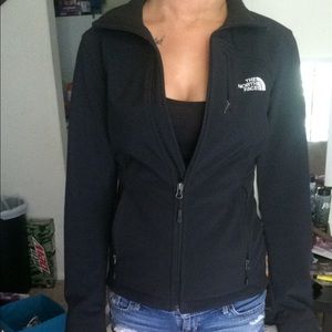 Women's black North Face jacket.