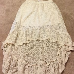 Beautiful high low skirt