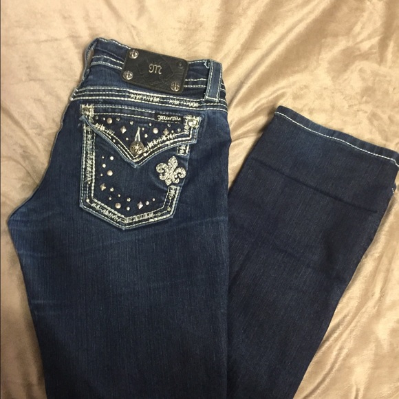 Miss Me 28R straight cut jeans