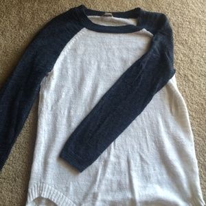 Jcrew baseball style sweater