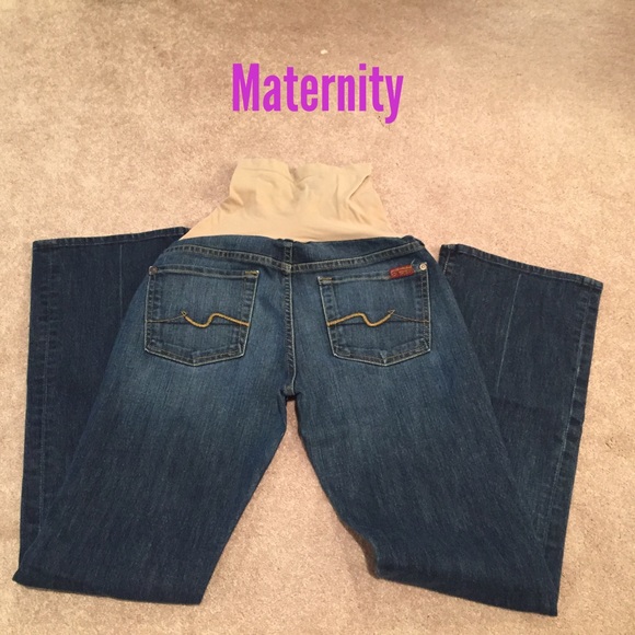 7 For All Mankind Maternity Jeans.  Size 27.