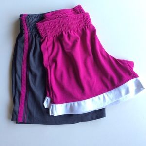 2 pairs of Target Champion C9 Workout shorts
