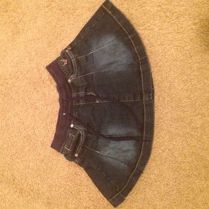 A justice denim skort! Size 12 r