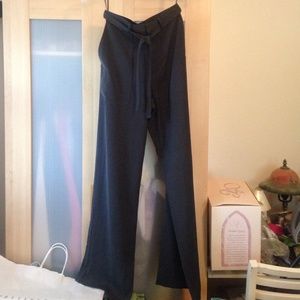 very very dark grey banana republic dress pants