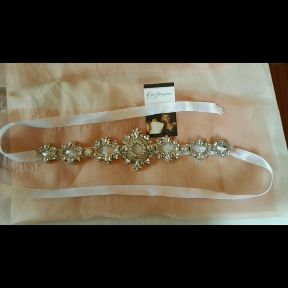 PRICE DROP SALE- Bridal Sash by Olia Zavozina