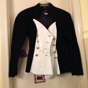 Climax Karen Okada Other - Leather Black & White and Suede Jacket and Skirt Climax Karen Okada Other - Leather Black & White and Suede Jacket and Skirt