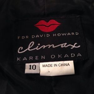 Climax Karen Okada Other - Leather Black & White and Suede Jacket and Skirt Climax Karen Okada Other - Leather Black & White and Suede Jacket and Skirt