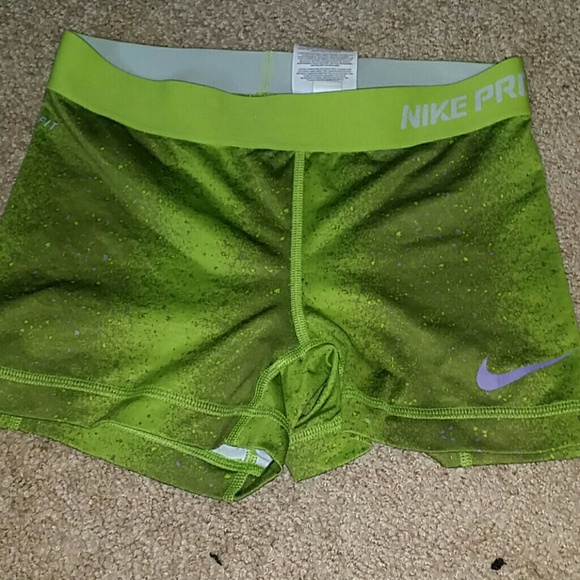green splatter Nike spros