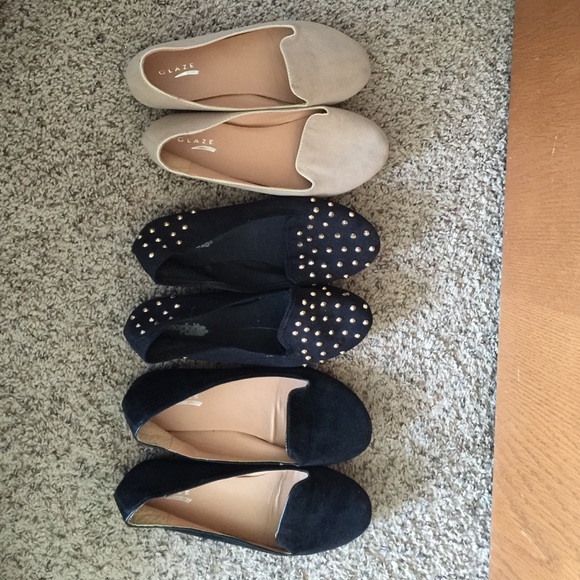 Black/Beige/Nude Loafers