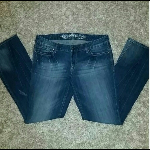 Express barely bootcut jeans