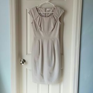 Ecru Calvin Klein sheath dress