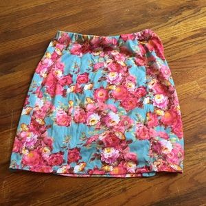 Floral skirt