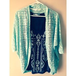 Cardigan & Tank