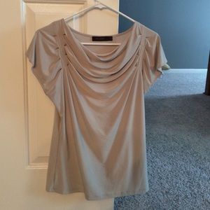 Grey Silky Shirt
