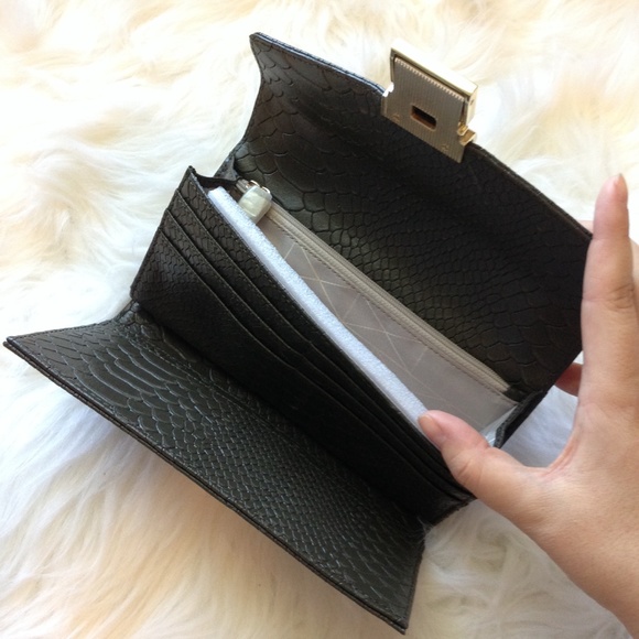 Badgley Mischka Embossed Wallet - Picture 3 of 4