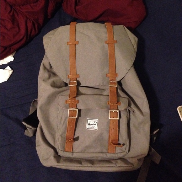 Herschel grey little America backpack