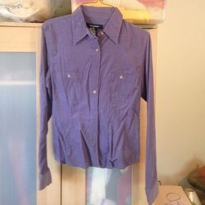 The Limited cord lavender button down