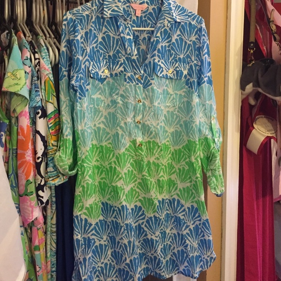 NWOT Lilly Pulitzer Shell Captiva Tunic Small