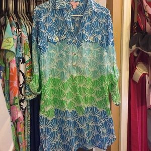 NWOT Lilly Pulitzer Shell Captiva Tunic Small