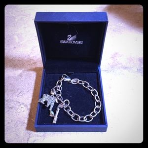 Swarovski Charm Bracelet With 2 Charms
