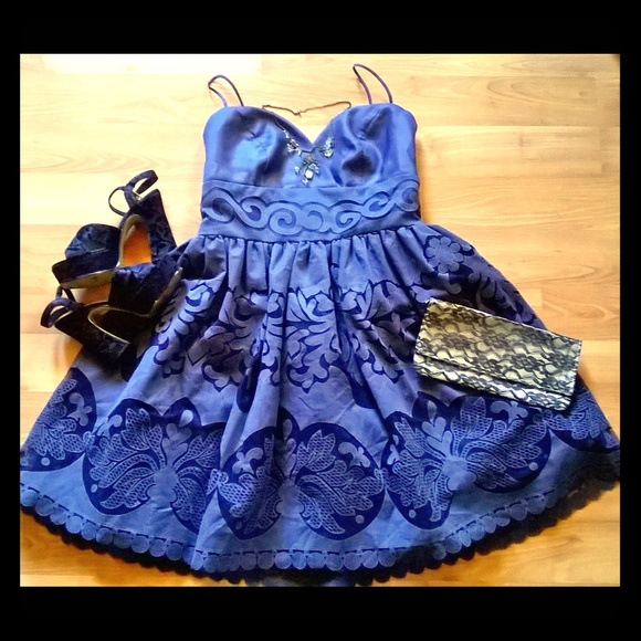 Lazaro formal cocktail dress. EUC!