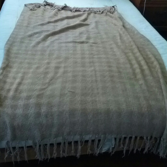 Restoration hardware chenille throw