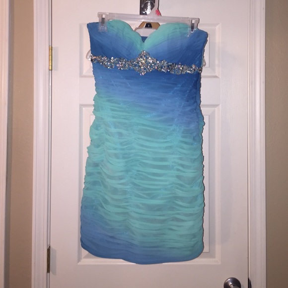 Aqua Prom dress size 10 NWOT