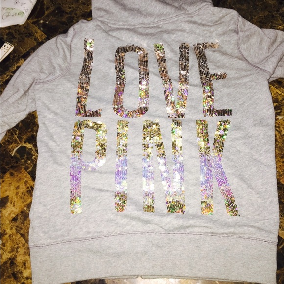 LOVE PINK SEQUIN JACKET