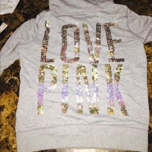 LOVE PINK SEQUIN JACKET