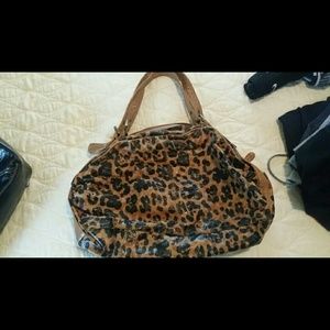 Cheetah print purse
