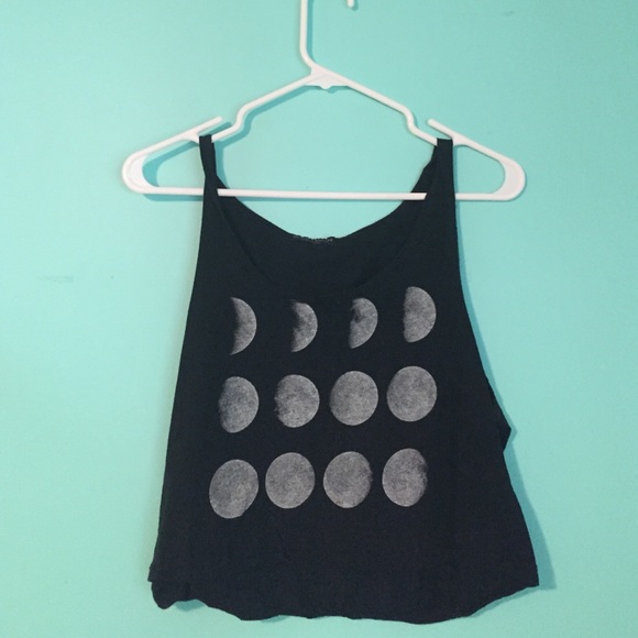 Crop moon tank from brandy Melville
