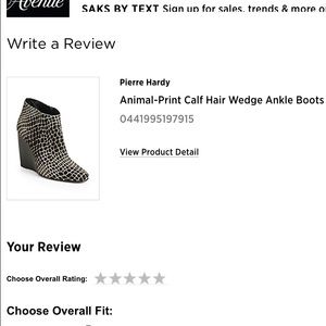 Pierre Hardy Animal print calf hair Ankle Boots
