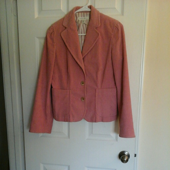 Banana Republic Pink Corduroy Blazer