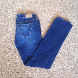 Hollister distressed skinny jeans