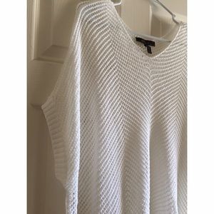 White perforated mesh Top