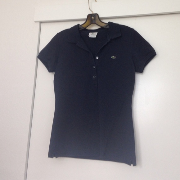 Lacoste Tops - Lacoste 5-button Slim Fit Polo Size 38