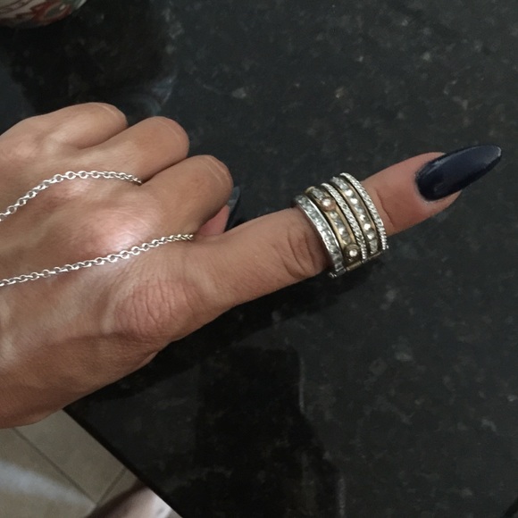 Beautiful Henri bendel banded ring .