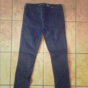 American Eagle Black Stretch Jeggings