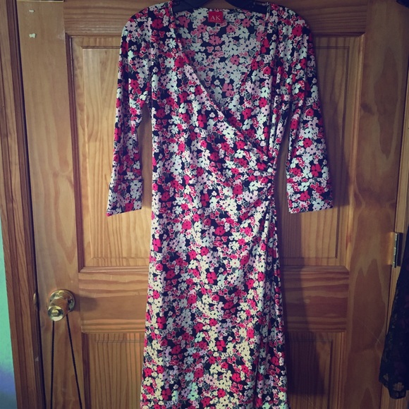 Ann Klein floral print dress