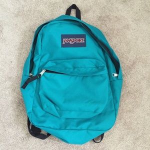 Turquoise Jansport Backpack