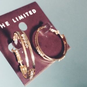 The Limited Gold Hoop Earrings