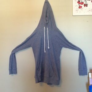 Light blue long sleeved hoodie